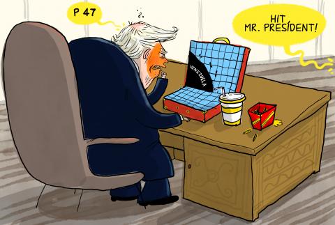 Hit, Mr. President!