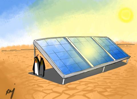 Cartoon about climate