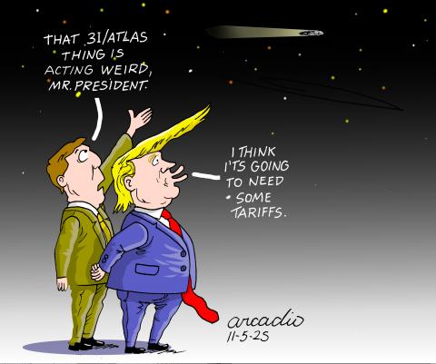 Trump, tariffs and the 3I Atlas