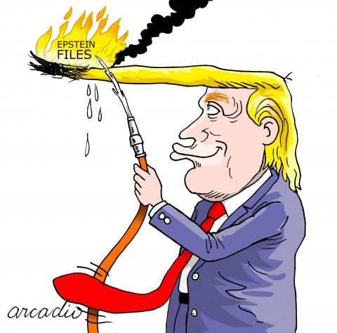 Trump in trouble.