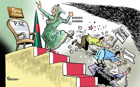 Sheikh Hasina wins fifth term
