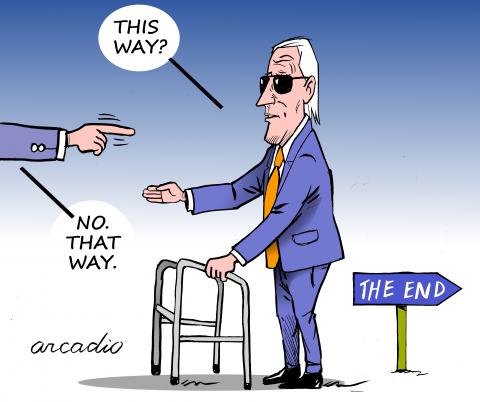 Biden in the US Elections.
