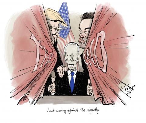 President Joe Bidens last speech before the change of government.
