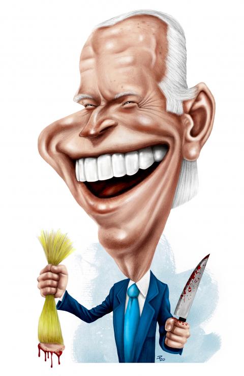 Joe Biden shows scalp predecessor