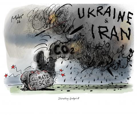 Severe environmental pollution caused by two recent wars.