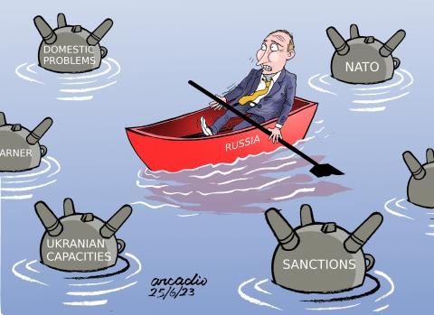 Hard times for Putin.