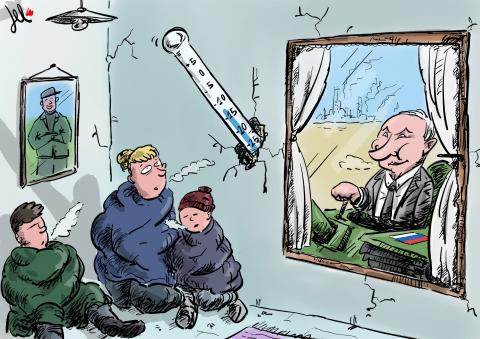 russia and ukraine war extreme cold del rosso