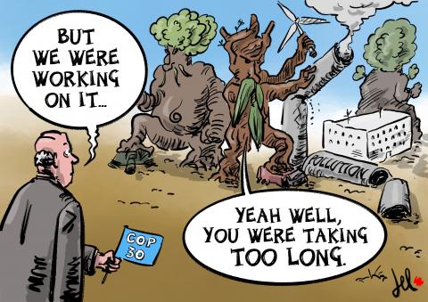 cop30 cartoon del rosso