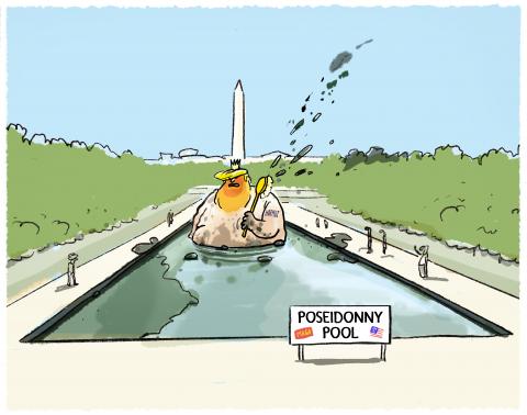 The reflecting pool