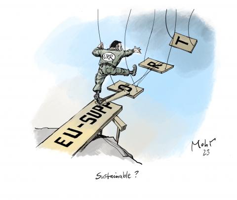 Selenskyj depends on support by EU