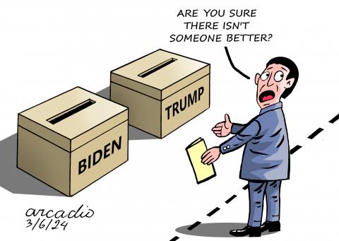 Good democracy, but bad candidates.