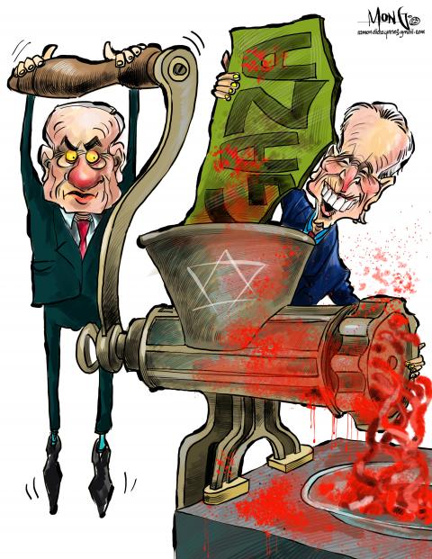 Netanyahu muele al pueblo de Gaza con el apoyo del gobierno de Estados Unidos