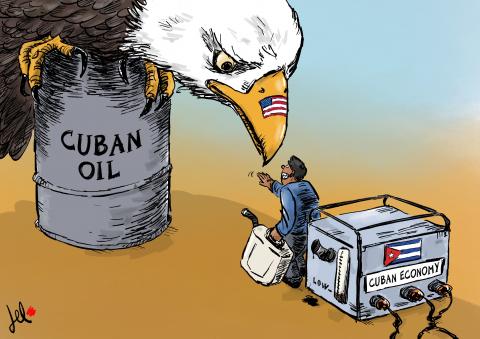 cuban embargo cartoon del rosso