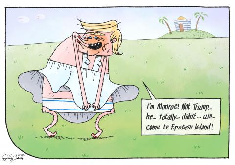 Epstein was 9 when Monroe died… .