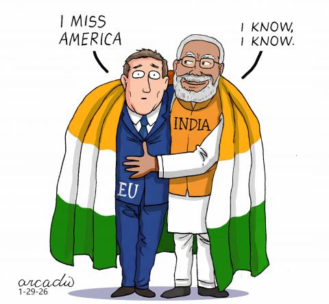 Europe negotiate with India.