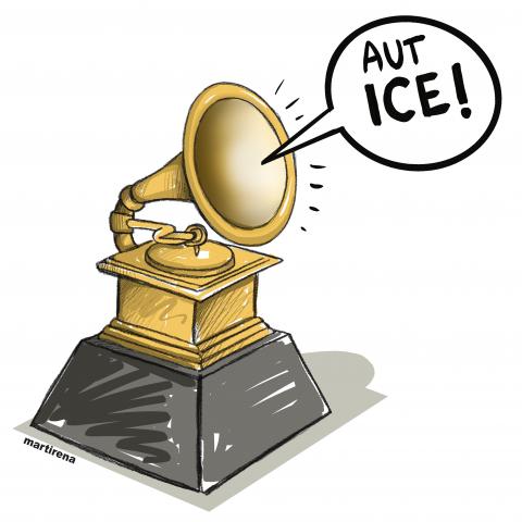 Complaint against ICE at the Grammys