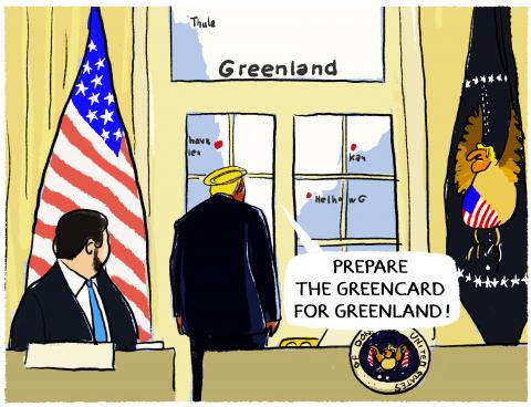 Trumps greencard for Greenland 