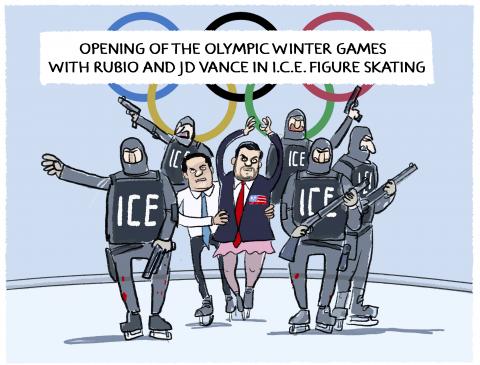  Olympic winter games with Rubio and JD Vance