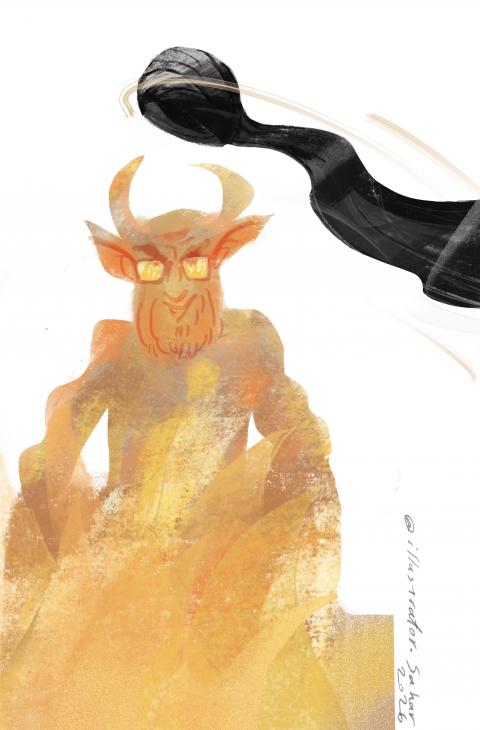 Take it. It was always just a piece of cloth to hide your horns!🔥