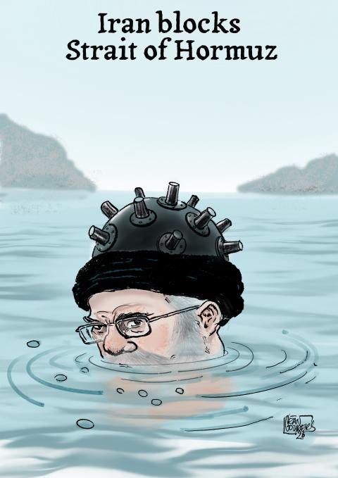 Iran blocks strait of Hormuz