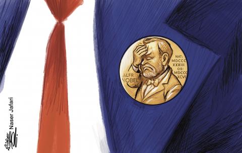 María Corina Machado presents Trump with her Nobel peace prize medal