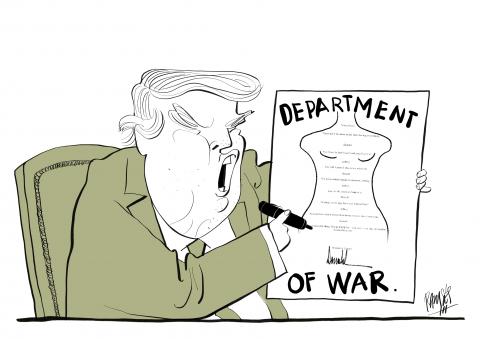 Dept. of War logo