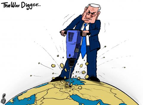 Netanyahu digger for war 
