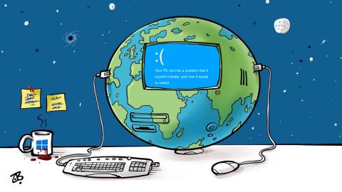 Global tech outage 
