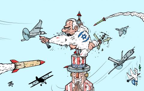 Peace vs. the Gorilla of War - a cartoon repost 