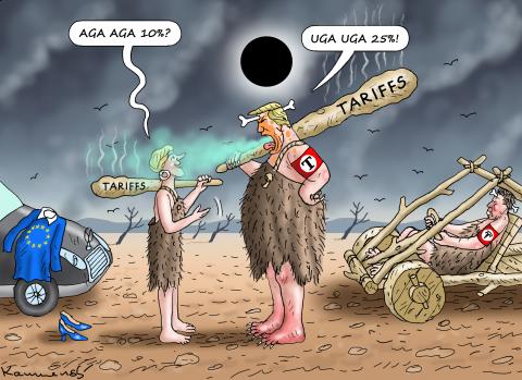 EU VISITS THE STONE AGE