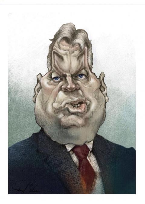 Viktor Orban. Farewell portrait.