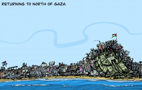 Returning to North of Gaza