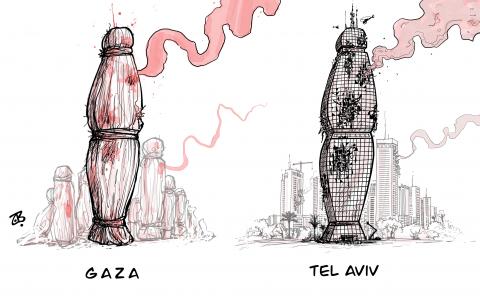Tel Aviv under attack .. Is it Karma ?
