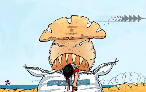 Eaten by the bread !