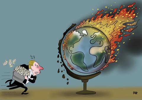 The world is on fire!