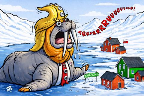 Trump is a territorial creature ! 