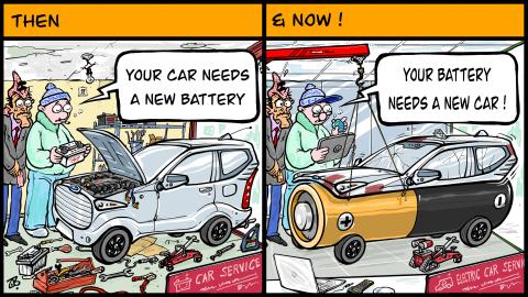Car batteries .. Now & Then !
