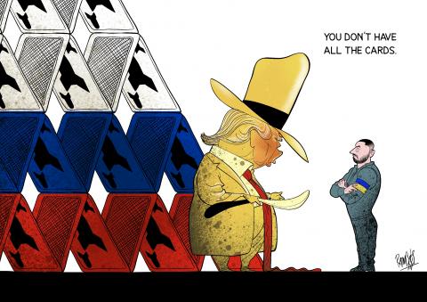 Trump says no to Ukraine 