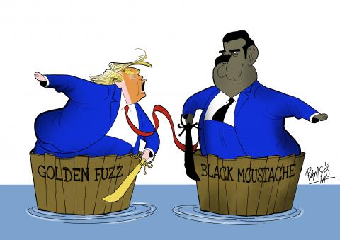 Pirates of the Caribbean: Golden Fuzz vs Black Mustache.