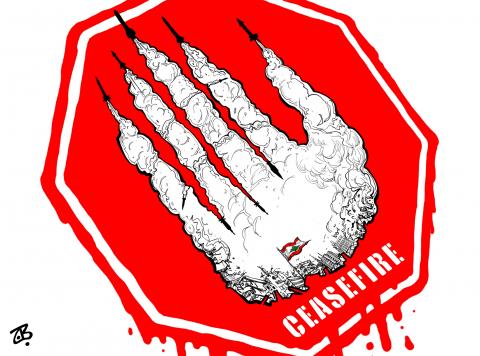 Lebanon .. Ceasefire .. Under fire 
