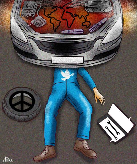 It is increasingly difficult to find a solution for world peace