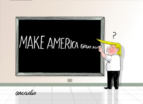 Democracy and MAGA.
