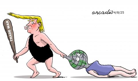 Trump vs the world.