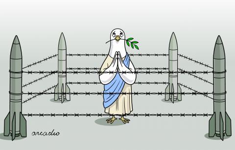 Peace in the midst of the war.