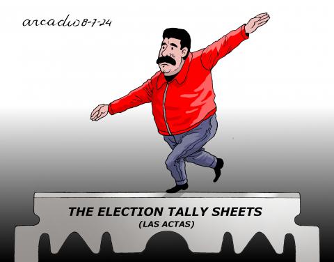 Maduro in trouble.