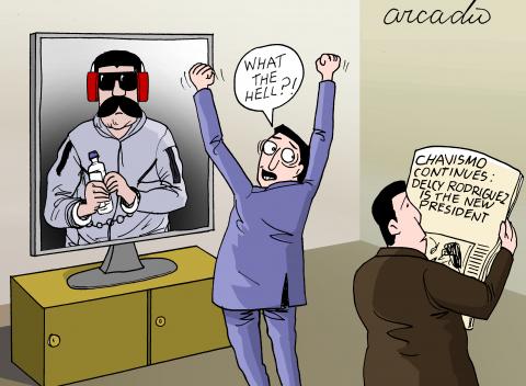 MADURO WAS CAPTURED.