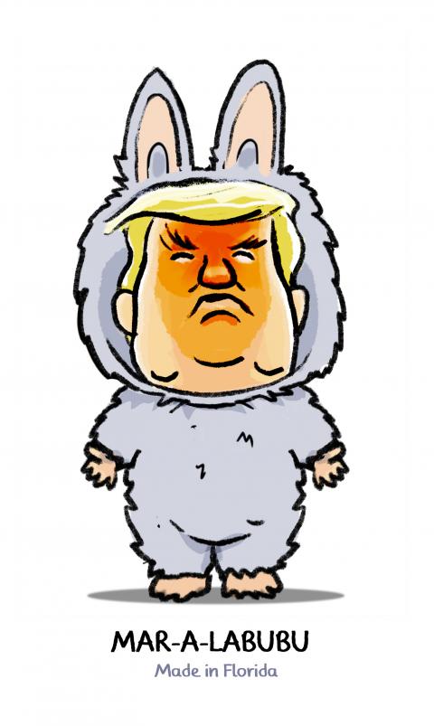 Trump's fake politics is Labubu merch.