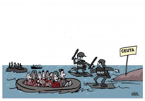Migration tragedy in Ceuta