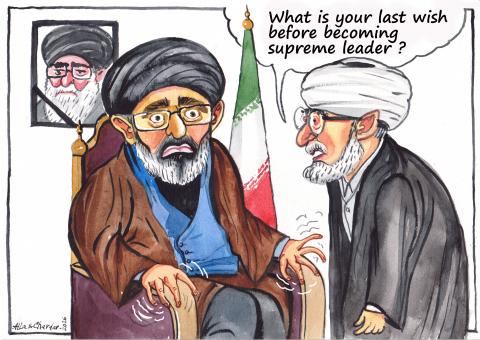 The elected supreme leader takes power.