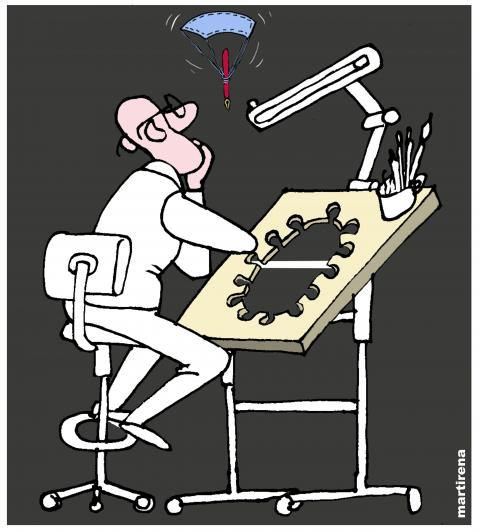 The gap in world graphic humor